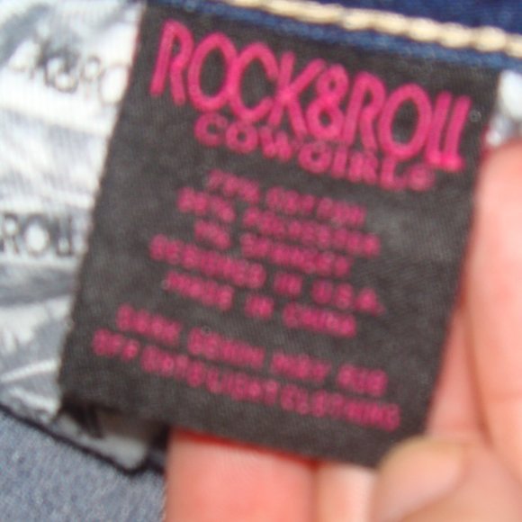 Rock & Roll Cowgirl Embroidered Boyfriend Jeans 31 - Picture 7 of 10